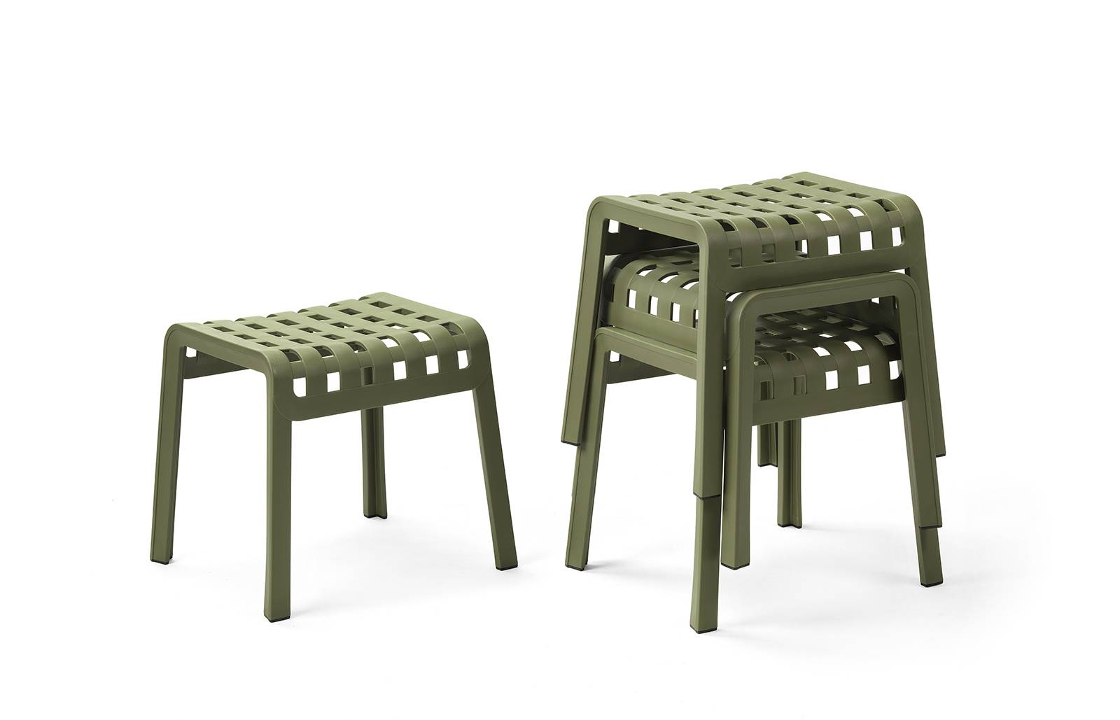 NARDI POGGIO Zöld design Műanyag kültéri szék